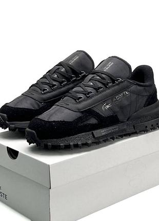 Чоловічі кросівки lacoste elite active all black 10