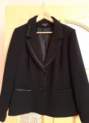 Эллегантный, классический черный пиджак3 фото