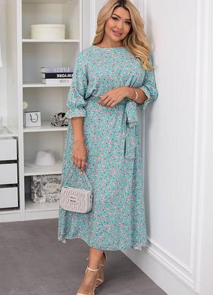 Платье из штапеля.сукня