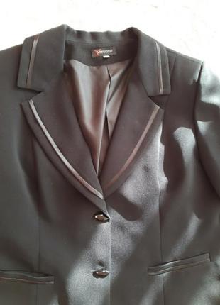 Эллегантный, классический черный пиджак5 фото