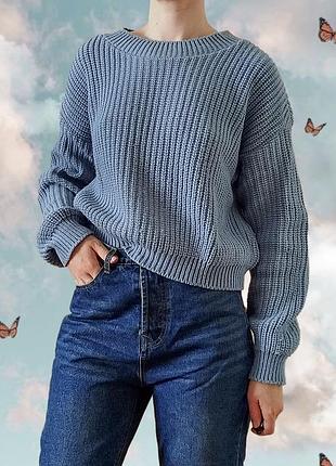 Светр оверсайз вкорочений