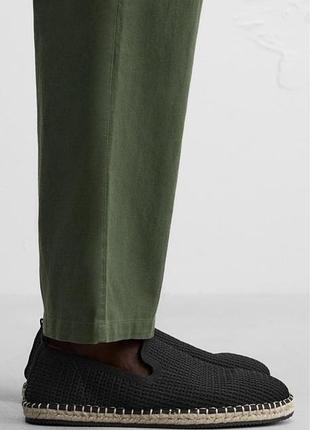 Zara новые текстильные эспадрильи