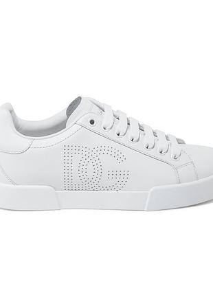 Жіночі кеди кросівки dolce&gabbana portofino sneakers білі оригінал ck2277av06689642