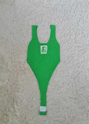 Вязаный бодик с высокими вырезами на талии туречка