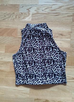 Топ блузка в анималистический принт jennyfer