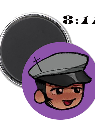 Магнит на холодильник 8:11 | 811 | 8 11 #02