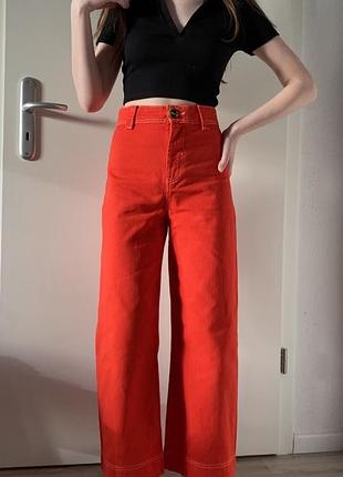 Брюки кюлоти жіночі zara