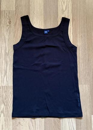 Майка темно синя