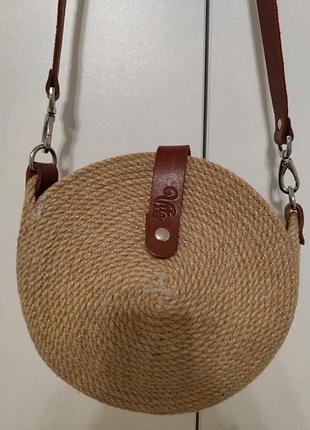 Плетена сумочка cross body