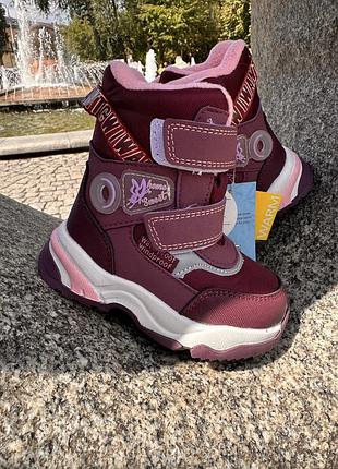 Зимовіі чобітки на дівчинку tom.m 21 - 27 р