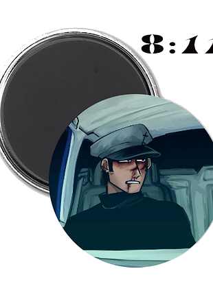 Магнит на холодильник 8:11 | 811 | 8 11 #09