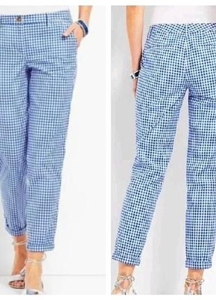 Укорочені жіночі брюки геометричний принт від manguum