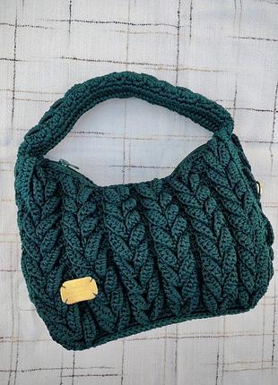 Вязаная женская сумка. hand made.