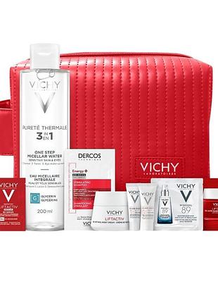 Набір дерматологічних засобів vichy liftactiv для догляду за шкірою обличчя