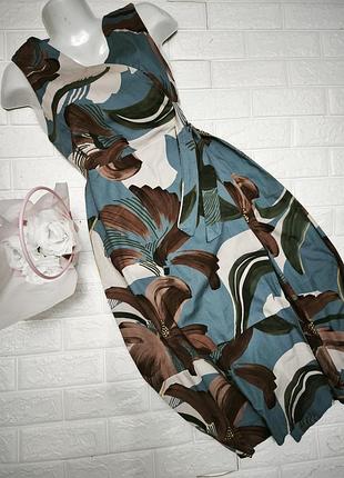 Платье женское в цветочный принт