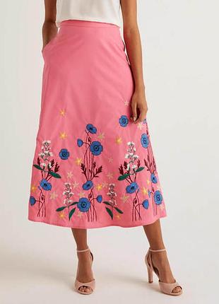 Спідниця monsoon з вишивкою