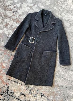 Шерстяне пальто emporio armani