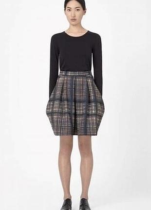 Жіноча щільна спідниця у клітинку cos