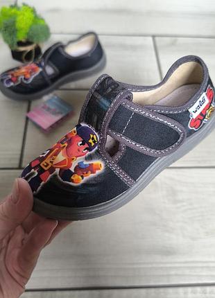 Тапочки для садика waldi для мальчика, тапки валди для садика, переутие