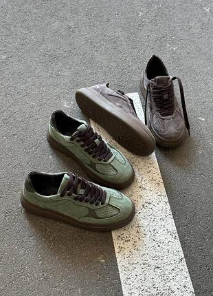 Кеды женские натуральная замша