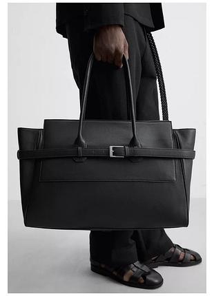 Сумка с ремнем zara
