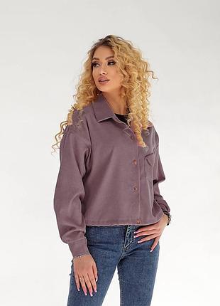 Вельветовая рубашка