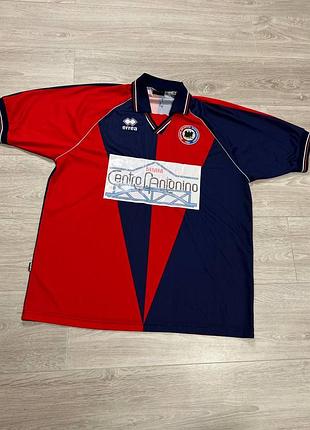 Вінтажна ретро футболка поло errea umbro unione sportiva sant'antonio psg