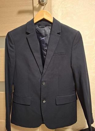Пиджак темно синий 158-164 см