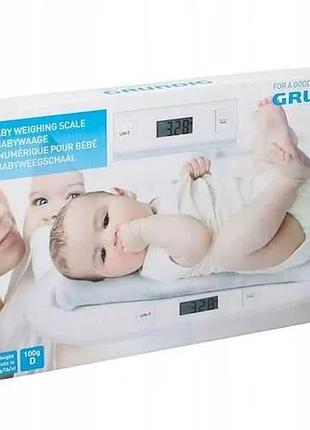 Ваги дитячі електронні grundig максимальна вага 20 кг