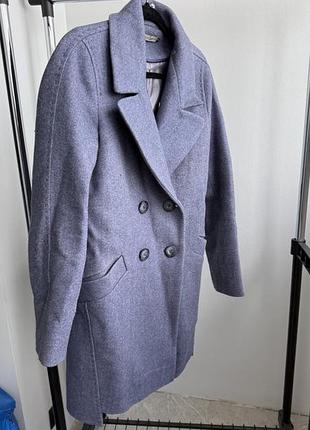 Пальто из кашемира с карманами