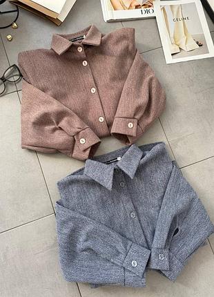 Рубашка теплая кашемир 6