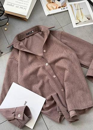 Рубашка теплая кашемир 7