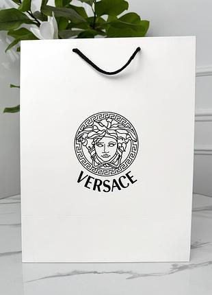 Фирменная упаковка пакет versace , упаковка на подарок. подарочная брендовая упаковка версаче