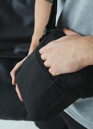 Барсетка чорна без лого маленька 5