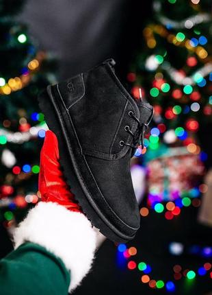 Мужские угги  ugg neumel "black"