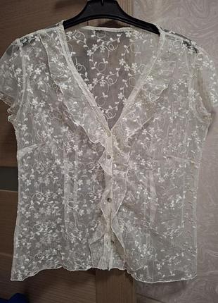 Блуза прозора м