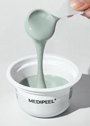Medi-peel vegan green cica collagen modeling cup pack заспокійлива моделювальна альгінатна маска для обличчя з центелою і колагеном 2