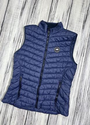 Saulcal co жилетка синяя uk 12 размер стеганая жилет