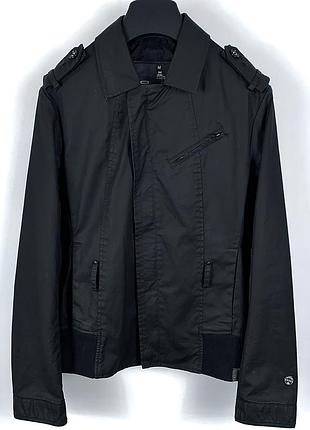 Жіноча мото-куртка на змійці з манжетами g-star raw розмір m