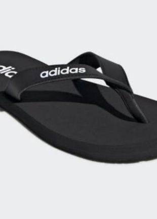 Вʼєтнамки оригінальні нові чоловічі фірмові оригінальні adidas Race вʼєтнамки сланці тапочки чорні new