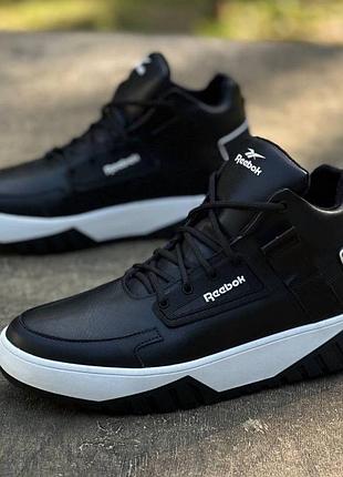 ⛄ повседневные мужские зимние ботинки reebok fur premium