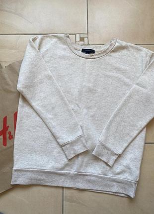 Женский батник свитшот на флисе бежевый жіночий батник світшот розмір xs s