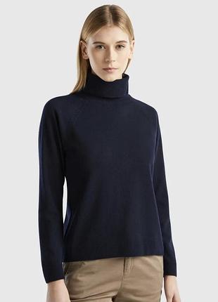 Темно синій гольф massimo dutti