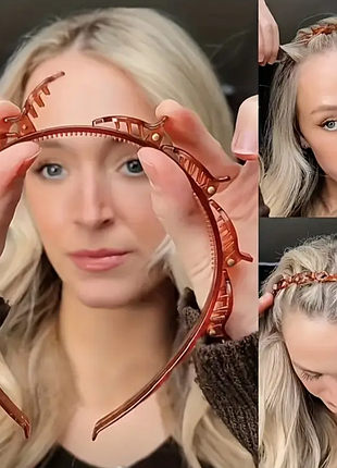 Обруч для волос с заколочками