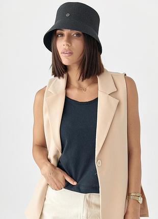 Жіночий класичний подовжений жилет