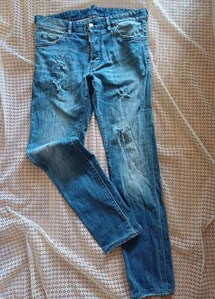 Стильні джинси з дірками dsquared2