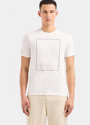 Нова біла футболка armani exchange розмір s regular