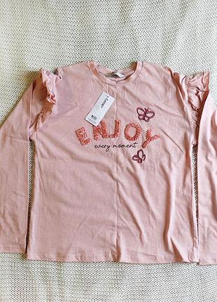 Новый детский лонгслив, хлопок, на 13-14 лет