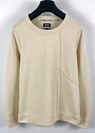 Жіночий світшот бежевого кольору цікавого крою barbour розмір 12 м