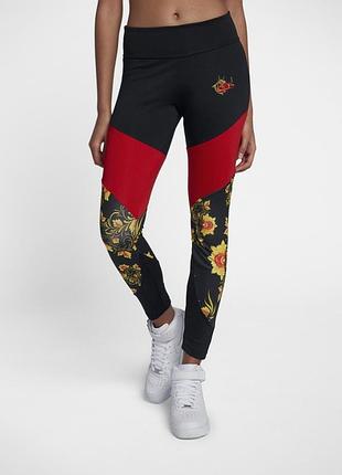 Легінси nike floral розмір м нові оргигінал